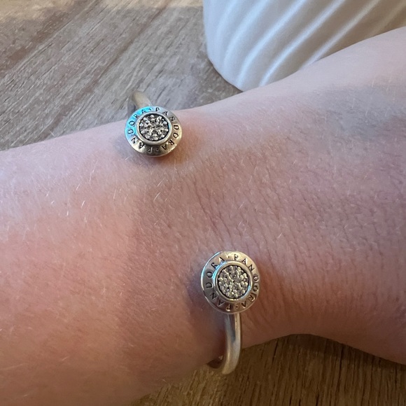 Pandora signature bracelet open bangle - Picture 4 of 4